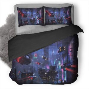 Scifi Vehicles Ve Duvet Cover and Pillowcase Set Bedding Set