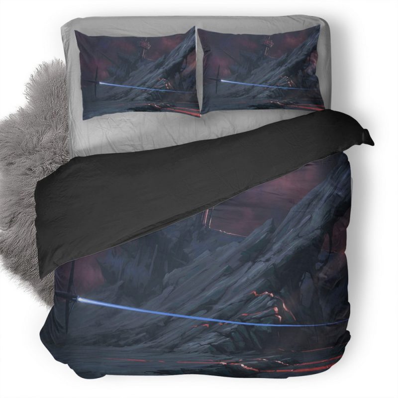 Scifi Wasteland 4D Duvet Cover and Pillowcase Set Bedding Set