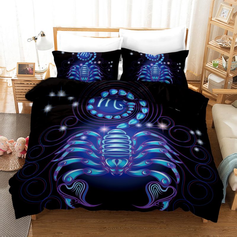 Scorpius Duvet Cover and Pillowcase Set Bedding Set