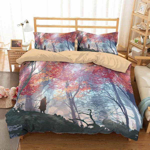 Sekiro Shadows Die Twice 4 Duvet Cover and Pillowcase Set Bedding Set