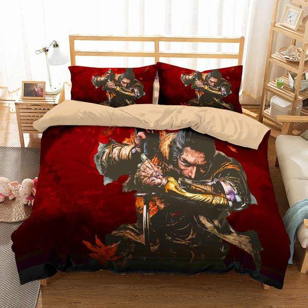 Sekiro Shadows Die Twice Duvet Cover and Pillowcase Set Bedding Set 287