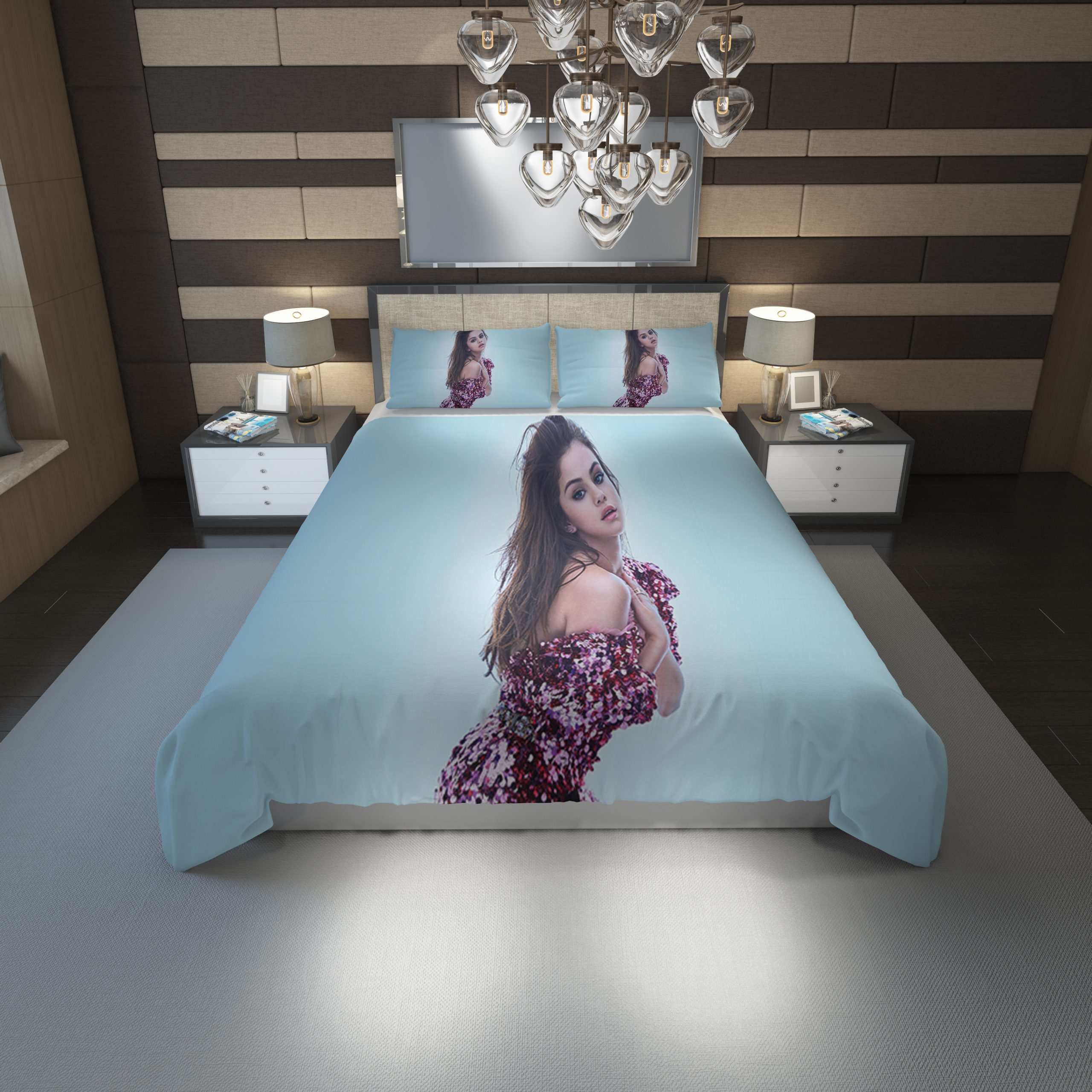 Selena Gomez Good For You Duvet Cover and Pillowcase Set Bedding Set 1136