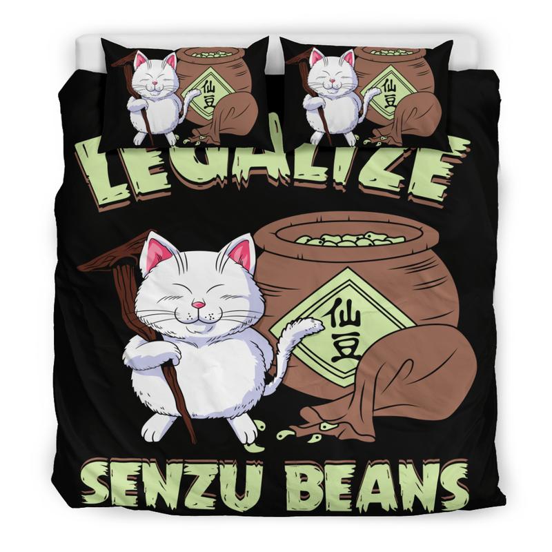 Senzu Beans Duvet Cover and Pillowcase Set Bedding Set