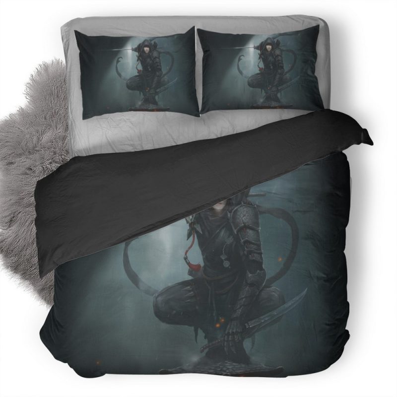 Shadow Monk Z1 Duvet Cover and Pillowcase Set Bedding Set