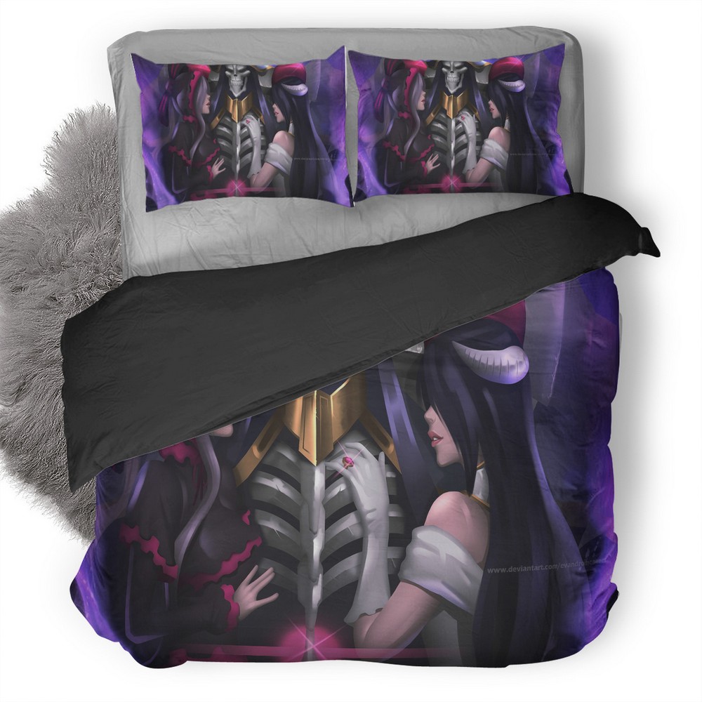 Shalltear Bloodfallen Ainz Ooal Gown Alo 38 Duvet Cover and Pillowcase Set Bedding Set