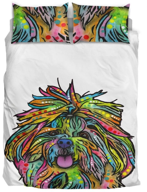 Shih Tzu Duvet Cover and Pillowcase Set Bedding Set