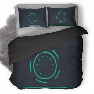 Simple Circle Minimalism Duvet Cover and Pillowcase Set Bedding Set