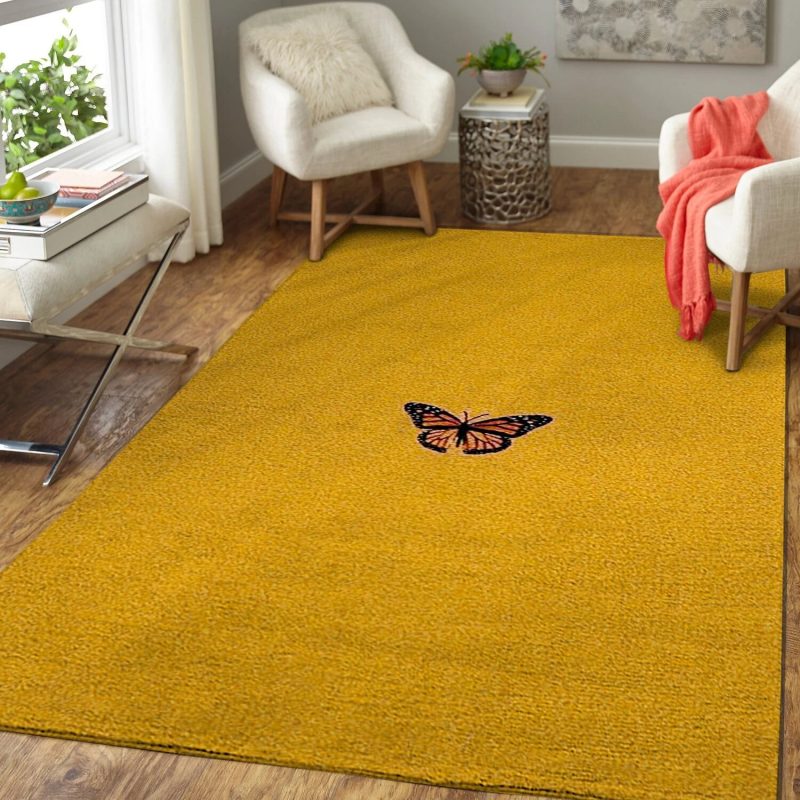 Simplicity Lonely Butterfly Carpet Living Room Rugs