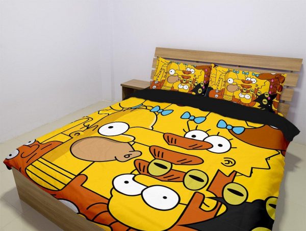 Simpsons Duvet Cover and Pillowcase Set Bedding Set 1053