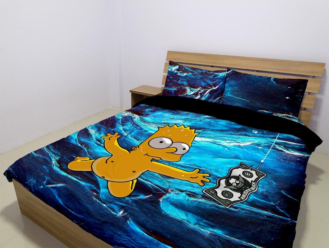 Simpsons Duvet Cover and Pillowcase Set Bedding Set 1055