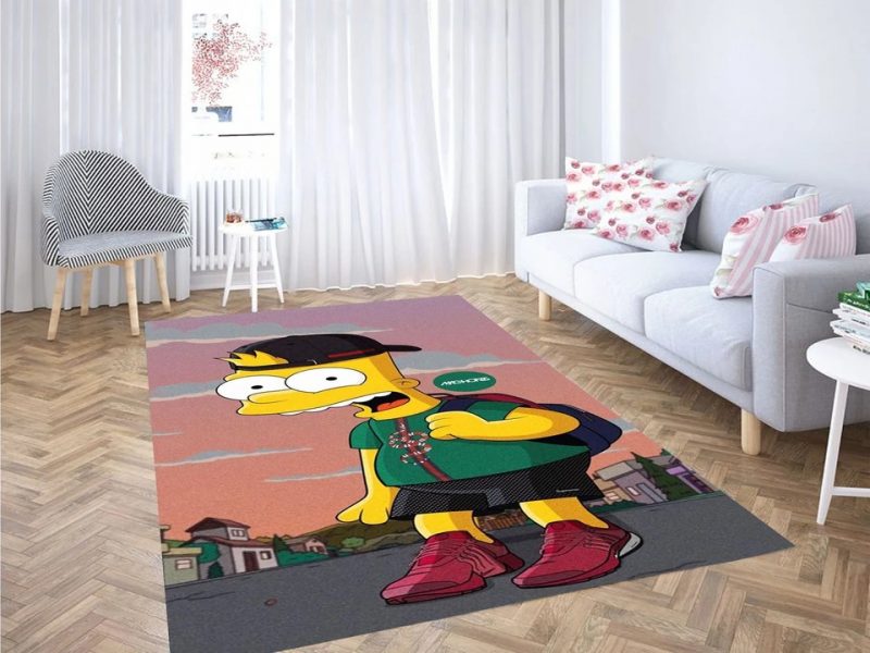 Simpsons cool carpet living room rugs