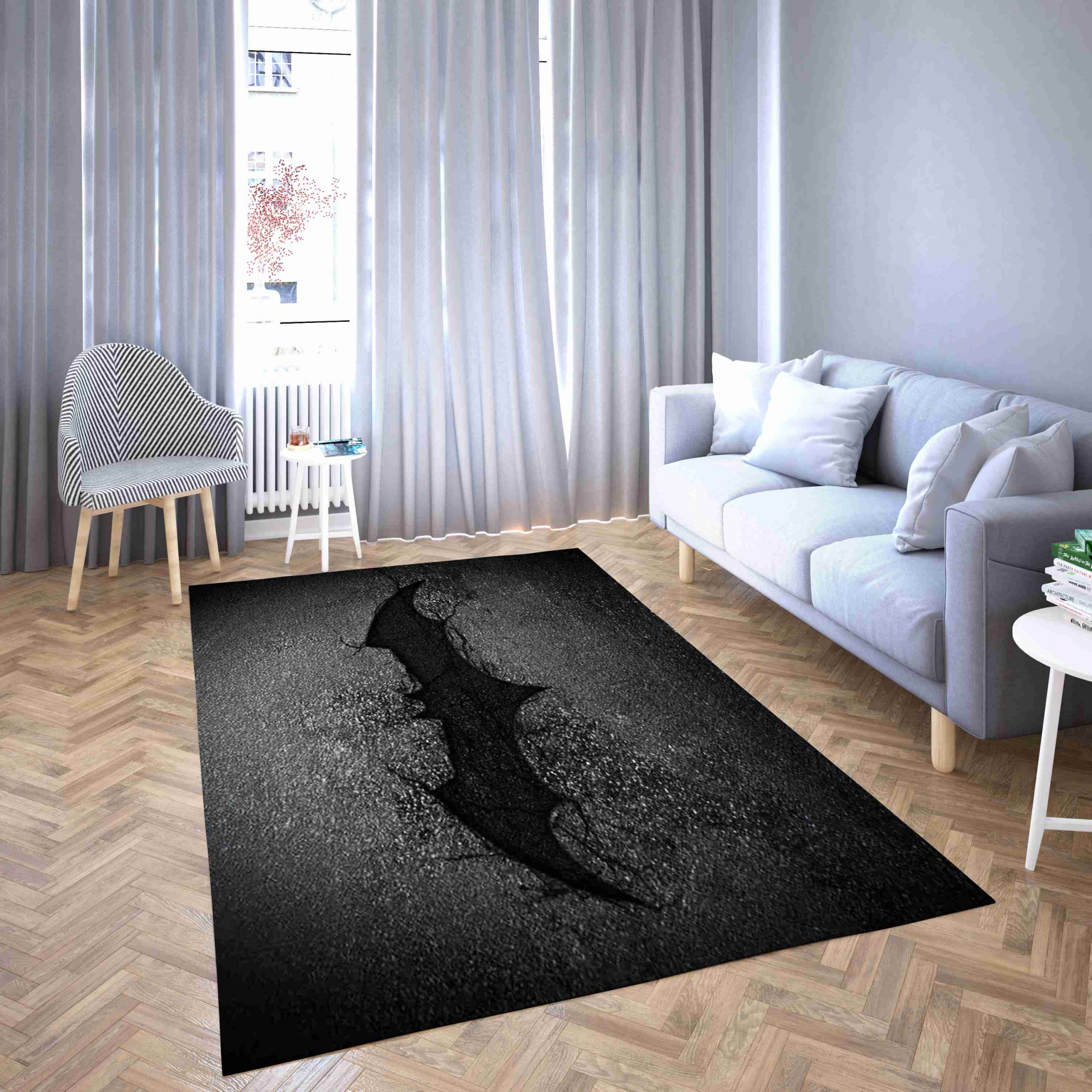 Single Bat Man In The Night Rugs Carpet