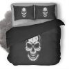 Skull Dark Hd In Duvet Cover and Pillowcase Set Bedding Set