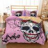 Skull Print Boho Duvet Cover and Pillowcase Set Bedding Set