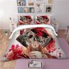 Skull Usa Cool 3 Duvet Cover and Pillowcase Set Bedding Set