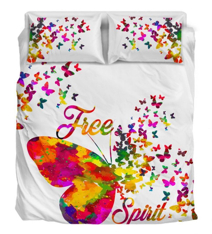 Sleep Like A Free Spirit Duver Duvet Cover and Pillowcase Set Bedding Set