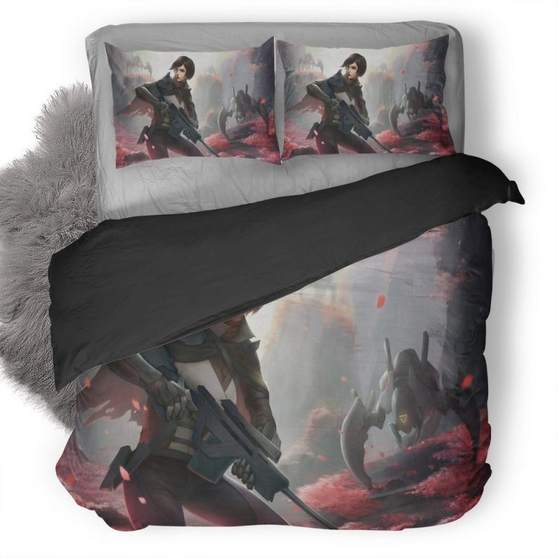 Sniper Girl Alienplanet Lo Duvet Cover and Pillowcase Set Bedding Set