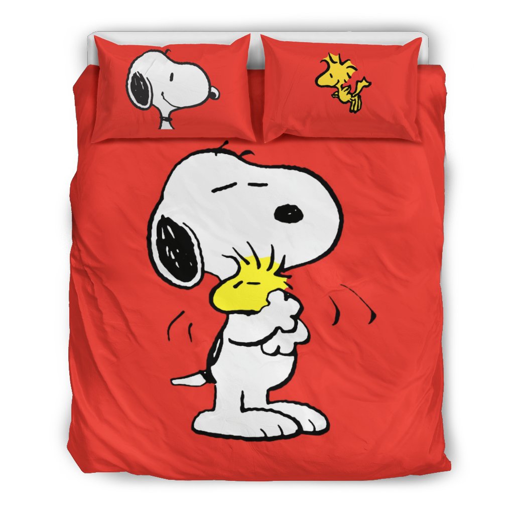 Snoopy 2225 Duvet Cover and Pillowcase Set Bedding Set