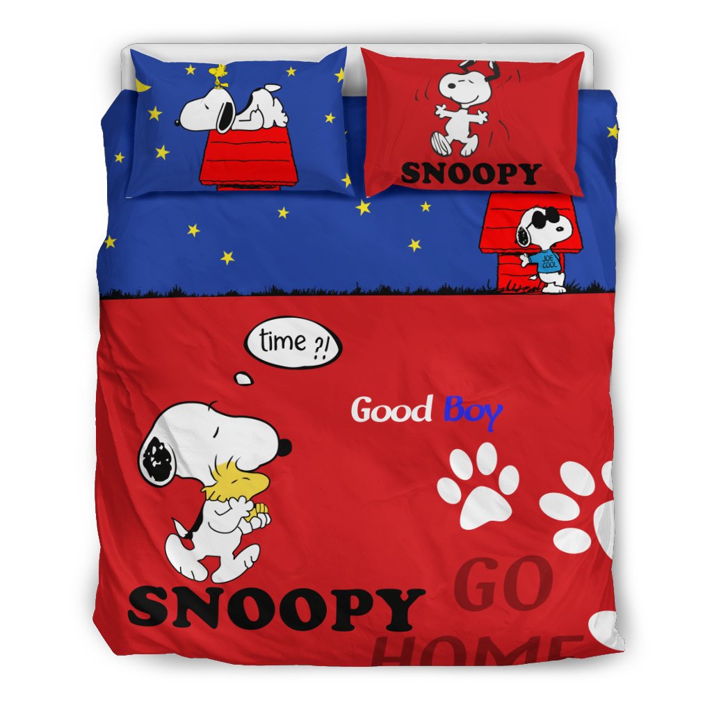 Snoopy 2226 Duvet Cover and Pillowcase Set Bedding Set