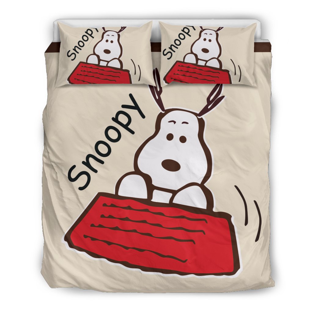 Snoopy 2228 Duvet Cover and Pillowcase Set Bedding Set