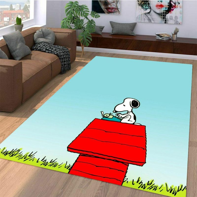 Snoopy Cartoon Network Living Room Rug Carpet