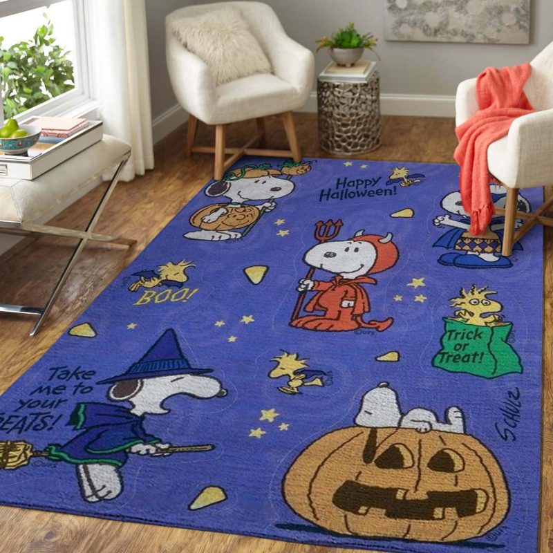 Snoopy Christmas Living Room Rugs Carpet 1