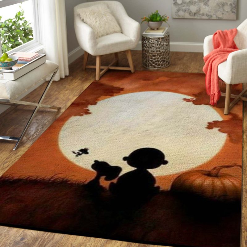 Snoopy Christmas Living Room Rugs Carpet 5