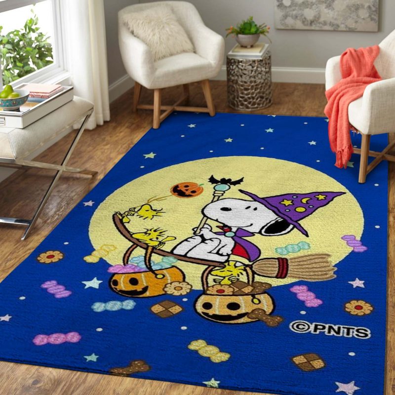 Snoopy Christmas Living Room Rugs Carpet 9