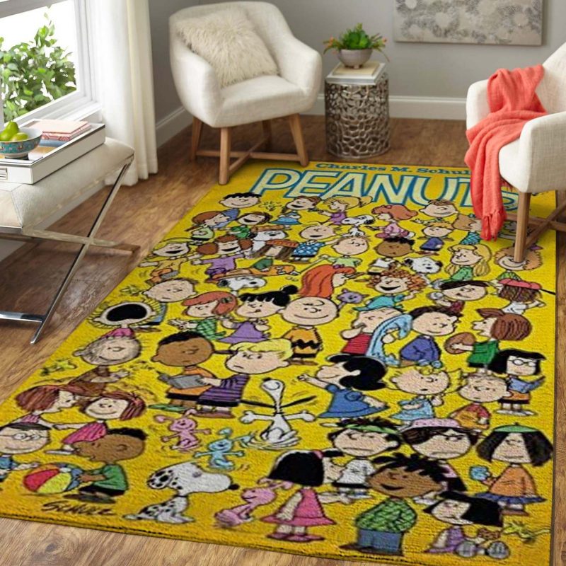 Snoopy Christmas Living Room Rugs Carpet