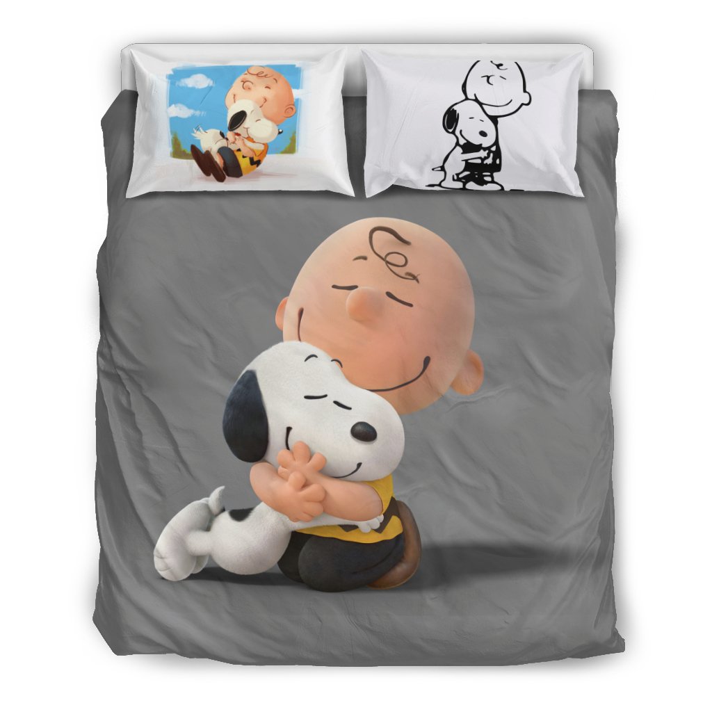 Snoopy Duvet Cover and Pillowcase Set Bedding Set