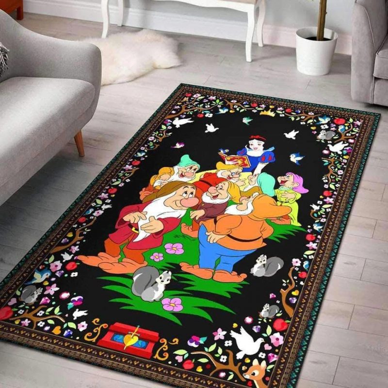 Snow white and the seven dwarfs living room rugs carpet