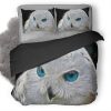 Snowly Owl Art Duvet Cover and Pillowcase Set Bedding Set