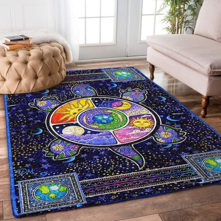 Solar System Turtle Carpet Living Room Rugs