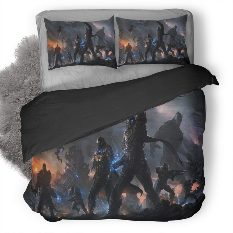 Soldier Scifi Future War Leader K9 Duvet Cover and Pillowcase Set Bedding Set