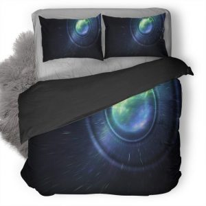 Space Digital Art Fractal Art Raw Fractals Z6 Duvet Cover and Pillowcase Set Bedding Set