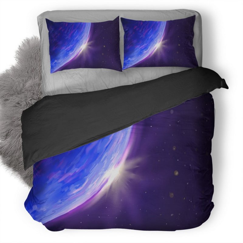 Space Digital Art Rk Duvet Cover and Pillowcase Set Bedding Set