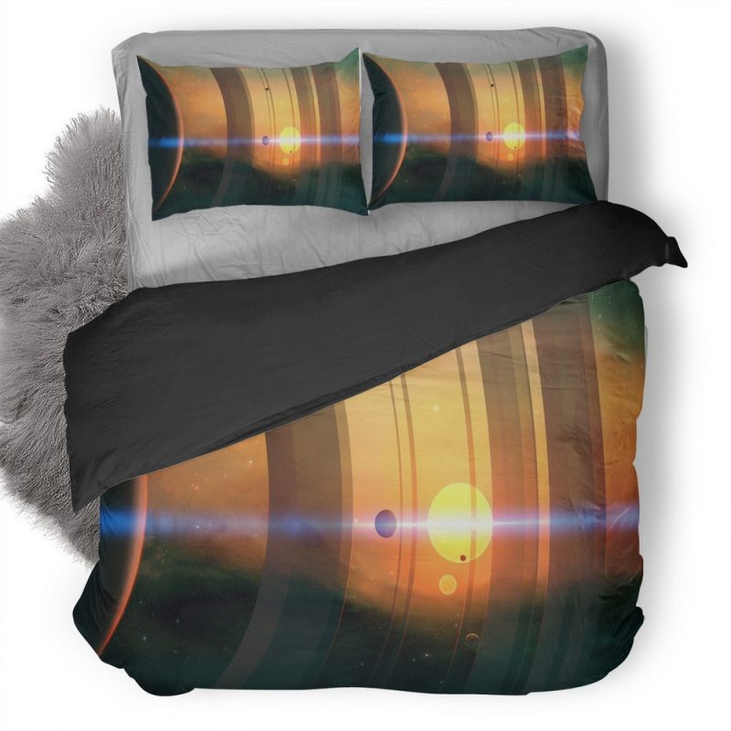 Space Digital Arts Yn Duvet Cover and Pillowcase Set Bedding Set