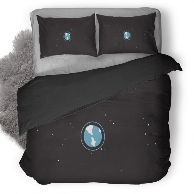 Space Minimalism Duvet Cover and Pillowcase Set Bedding Set