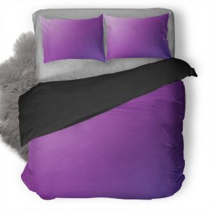 Space Purple Light Blur Minimalism Ex Duvet Cover and Pillowcase Set Bedding Set