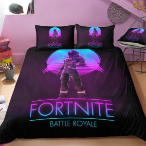 Space Wings Fortnite Gamer Duvet Cover and Pillowcase Set Bedding Set