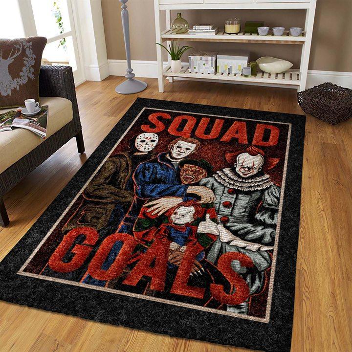 Squad Goals Horror Characters 190919 Halloween Living Room Rug Carpet