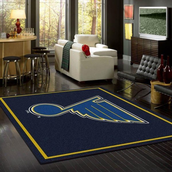 St Louis Blues Carpet Living Room Rugs