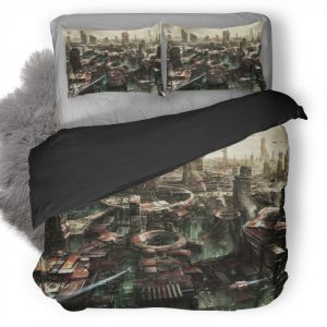 Star Citizen Science Fiction Xq Duvet Cover and Pillowcase Set Bedding Set