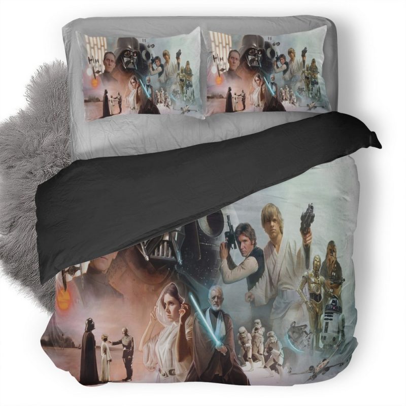 Star Wars Celebrations Hd Duvet Cover and Pillowcase Set Bedding Set