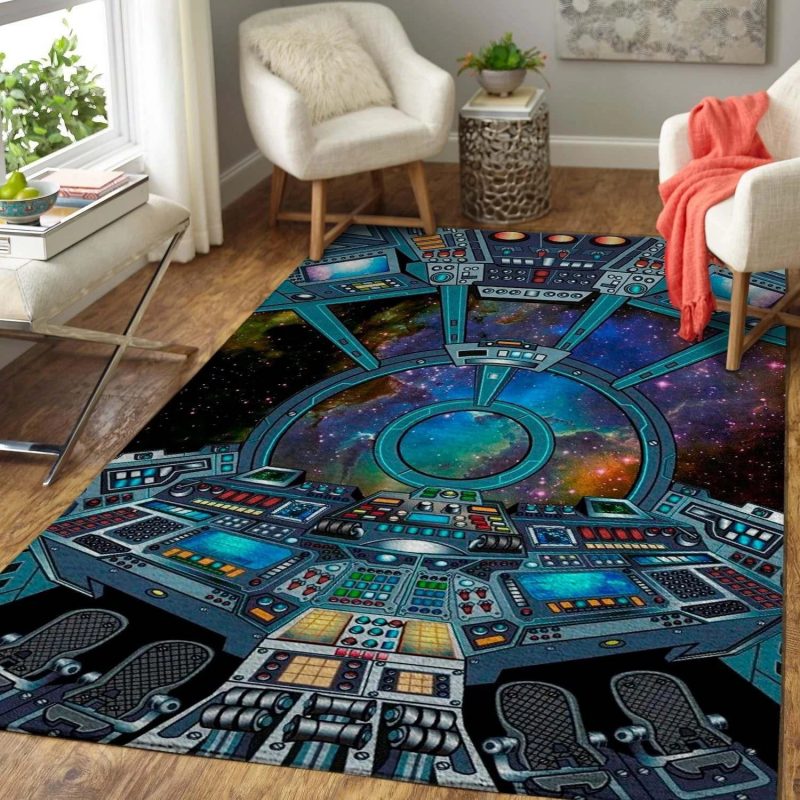 Star Wars Fans Art Millennium Falcon Area carpet Rug