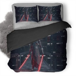 Star Wars Lightsaber Art Duvet Cover and Pillowcase Set Bedding Set