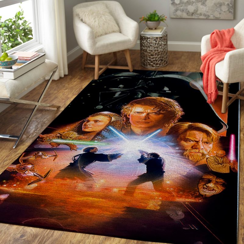 Star Wars Revenge Of The Sith Living Room Rugs Carpet