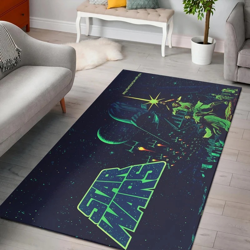 Star wars movie poster rugs living room carpet