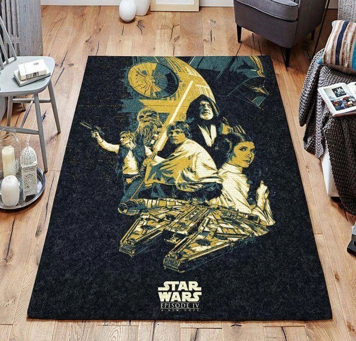 Star wars superhero movies area rugs living room carpet