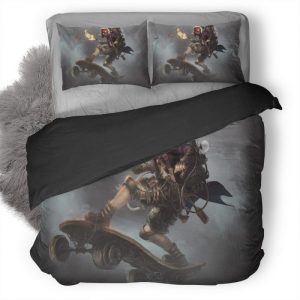 Steampunk Hunters Pp Duvet Cover and Pillowcase Set Bedding Set